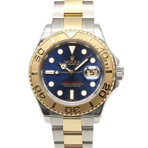 rolex yacht master 40 strap blue|rolex two tone yacht master.